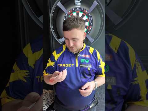 Luke Littler throws the Elysian Archetype 43s and talks K shift spinning Kflex #darts #targetdarts