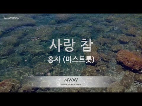 [짱가라오케/노래방] 홍자(HONG JA)-사랑 참 (미스트롯) [ZZang KARAOKE]