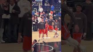 Thomas Haugh Pregame at MSG