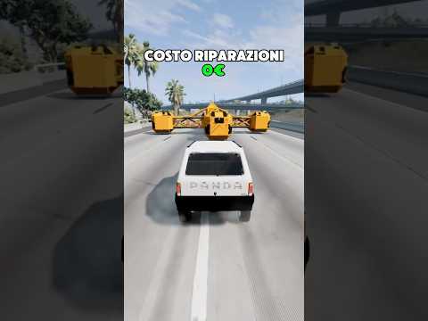 Auto Da 1€ Vs ???€ 🤔 #car #beamng #beamngdrive #shorts