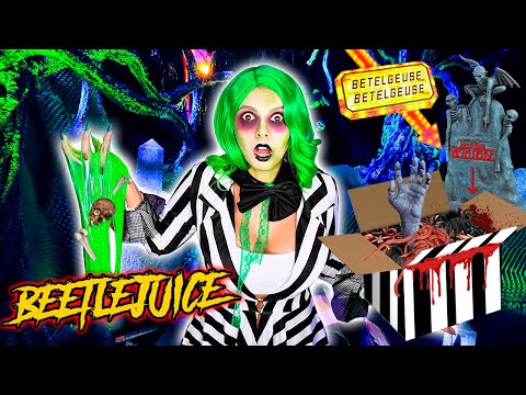 Abrí la CAJA SECRETA y MISTERIOSA de BEETLEJUICE 🪲🖤💜💀