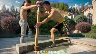 Please bear with me until the end. I said my legs are the hardest in the world. #Experts in the gra