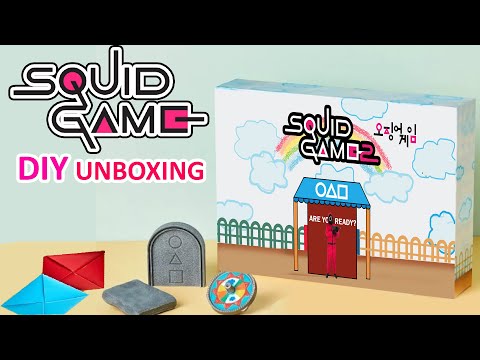 Handmade Six-Legged Game Set/ Unboxing / DIY Squid Game2 Game PlaySet Unboxing