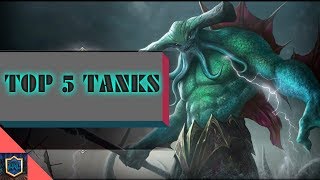 TOP 5 Tanks In Arena Of Valor | Character Analysis | Top 5 Tanks AOV | What Tank Should You Use AOV