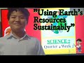 Natural Resources and Sustainability Concepts