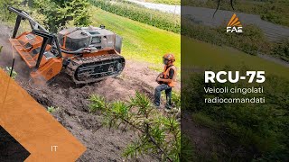 Video - FAE RCU-75 - Il veicolo cingolato radiocomandato compatto e potente