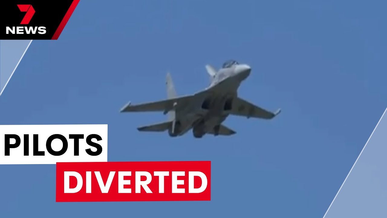 A danger to Australian airspace, Pilots ordered to divert around warships | 7NEWS