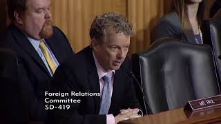 Rand Paul on the US Never Ending Wars