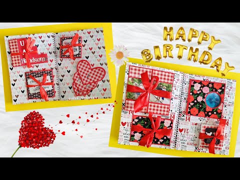 Best Handmade Gift for Husband Birthday 🥳🎂 - Memory Scrapbook