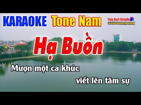 Karaoke Hạ Buồn ( Tone Nam ) Beat Chuẩn Nhạc Sống Tùng Bách