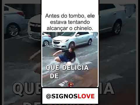Antes do tombo, ele estava tentando alcançar o chinelo #signos #shorts #shortsvideo