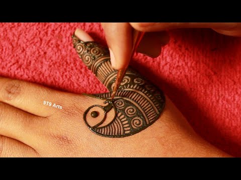 Rakhi 2020 Special Stylish Arabic Mehndi Design||Peacock Mehndi Designs||Simple & Easy Mehndi Design