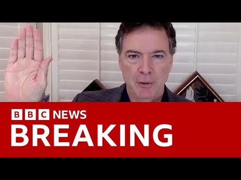 YouTube video thumbnail: Ex-FBI Director James Comey Pleads not Guilty to Charges of Lying to Congress