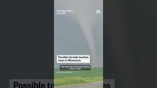 Possible tornado touches down in Minnesota