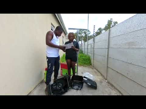 Tytie and Kiki bought a lawnmower to clean the yard