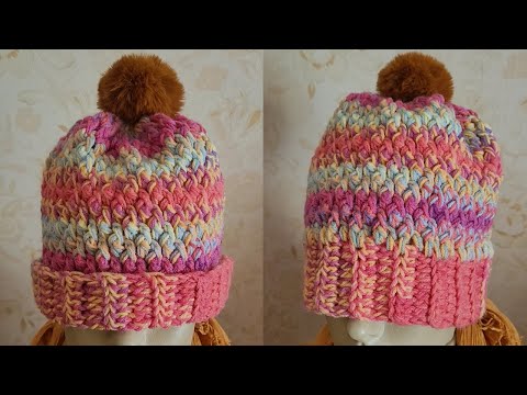 TOUCA/GORRO COLORIDÃO UNISSEX EM CROCHÊ | Passo a Passo