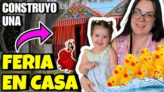 Tarde de FERIA EN CASA con Mi Hija | Rutina Familiar y Juego de Pesca de Patitos 🎡🐥
