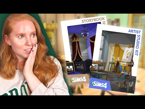 These kits are actually good?? 🥰😍 (Overview) | The Sims 4 Storybook Nursery and Artist Studio