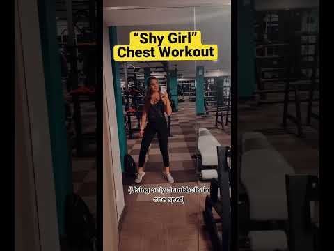 Dumbbell Chest Workout For Beginners | “shy girl” workout (all in one place)