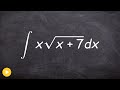 Integration Techniques and Substitution
