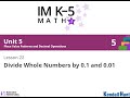Dividing by Fractions and Decimals
