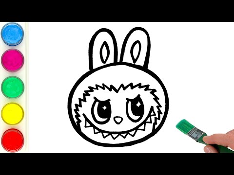 Labubu Drawing, Painting, Coloring for Kids and Toddlers