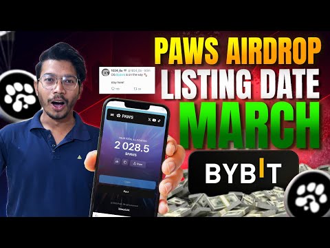 Paws Airdrop Listing Date | Paws Airdrop Withdraw | Paws Listing Price | Paws Withdraw | Paws Claim