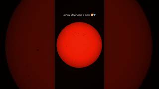 Sun 🌞 captured 29-March-2026 #india #sunrise #seestar #telescope #hyderabad #india #solarsystem