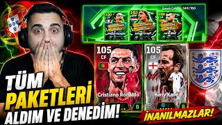 Yeni 105 Ronaldo, Yer Füzeci Kane ve 108 Patlayıcı Hücumcu Cruyff Paketi! 🔥 Top Açılımı + Deneme!