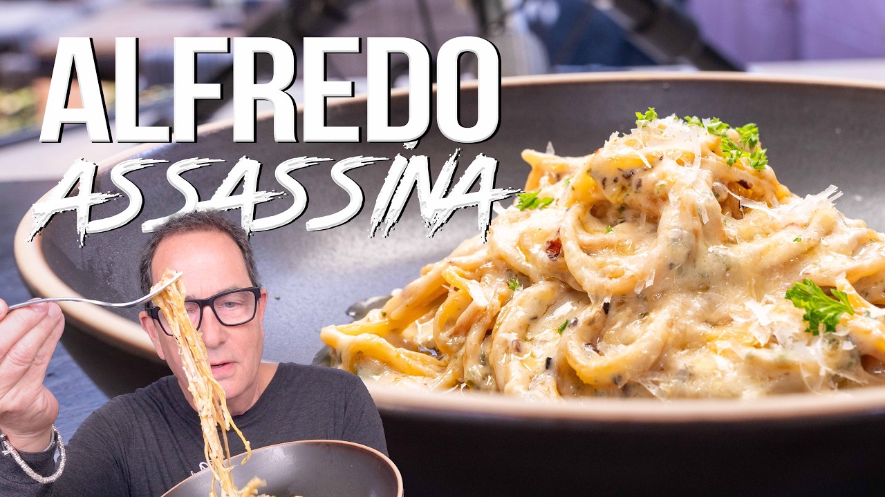 Max forced me to make this experimental alfredo pasta and the results. - sam the cooking guy
