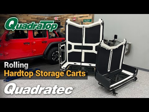 What's the best way to store your Jeep's hardtop? The QuadraTop Hardtop Storage Cart