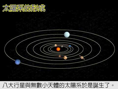 太陽系的形成 - YouTube(2分05秒)