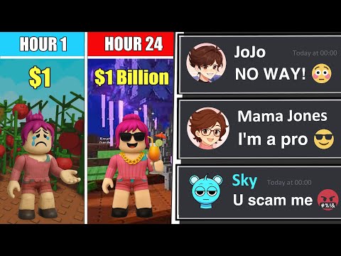 Teaching My Mom How To Play Roblox Grow a Garden for 24 Hours Straight