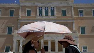 YouTube video thumbnail: Hats On, Shades On: Tourists in Greece Better Prepared for Sun and Heat Risks