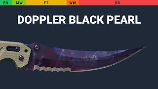 Flip Knife Doppler Black Pearl Wear Preview video
