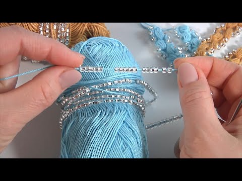 Brilliant Crochet with Beads/How to Crochet/Step by Step Tutorial/Author's Design