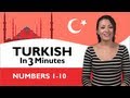 Turkish Numbers and Vocabulary