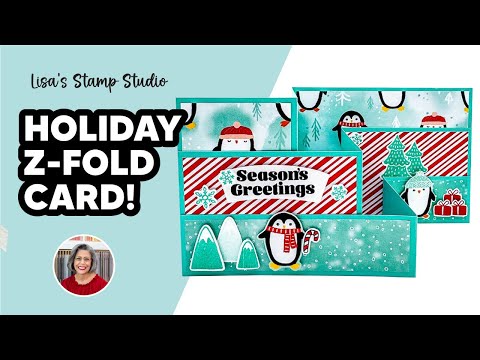 How to Make a Holiday Z Fold Card in Easy Steps