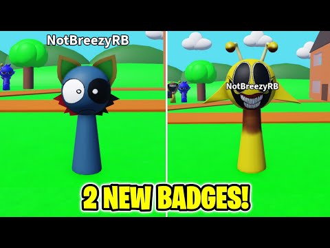 (UPDATE!) SPRUNKI RP 3D - How to get ALL 2 NEW BADGES!! NEW UPDATE! (ROBLOX)