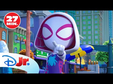 MARVEL SPIDEY Y SU SUPEREQUIPO: ¡Llega la hora de Spider Fantasma! 🕷️ | @DisneyJuniorES