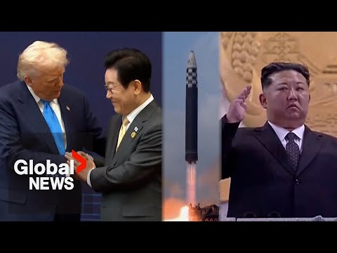 YouTube video thumbnail: "Very Kim Jong Un": South Koreans React to North Korea's Missile Test Ahead of Trump's SK Visit