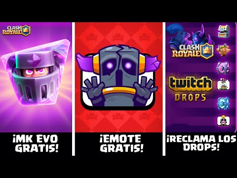 ¡EMOTE GRATIS! ¡MK EVO GRATIS! Cómo recoger los DROPS de TWITCH   Noticias Clash Royale