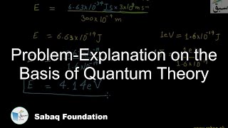 Problem-Explanation on the Basis of Quantum Theory