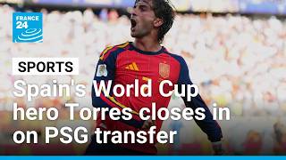 YouTube video thumbnail: Spain's World Cup Final Hero Ferran Torres Closes in on PSG Transfer 