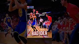 Steph Curry chose VIOLENCE over this Heckler 😈🔥 #shorts
