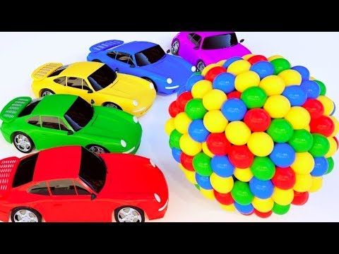 Ccouleurs Avec des balles de véhicules de rue Voitures de sport