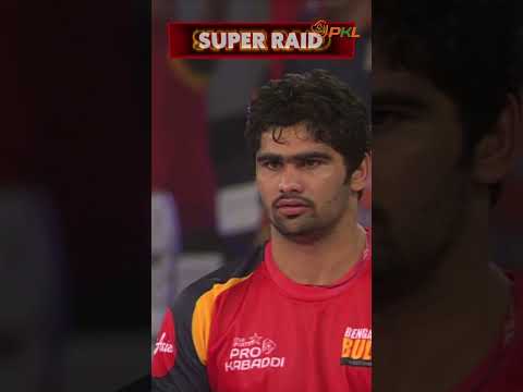 Pardeep Narwal's Super Raid for Bengaluru Bulls | PKL Season 2 | #shorts