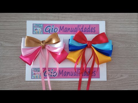 como hacer un moño de listòn de Blanca nieves Paso a Paso #diy #tutorial #manualidades