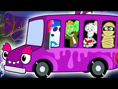 🧟‍♂️ Spooky Wheels On The Bus 🚌 🧟‍♂️ | Halloween Song | Nursery Rhyme Street