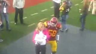 Rey Maualuga Dances With Erin Andrews